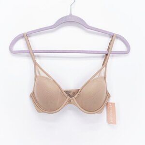 Thirdlove 24/7 Classic Contour Plunge Bra Sz 30D